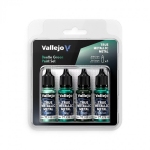 Vallejo 77265 - Farb-Set, TMM Beetle Grün (4 x 18 ml)